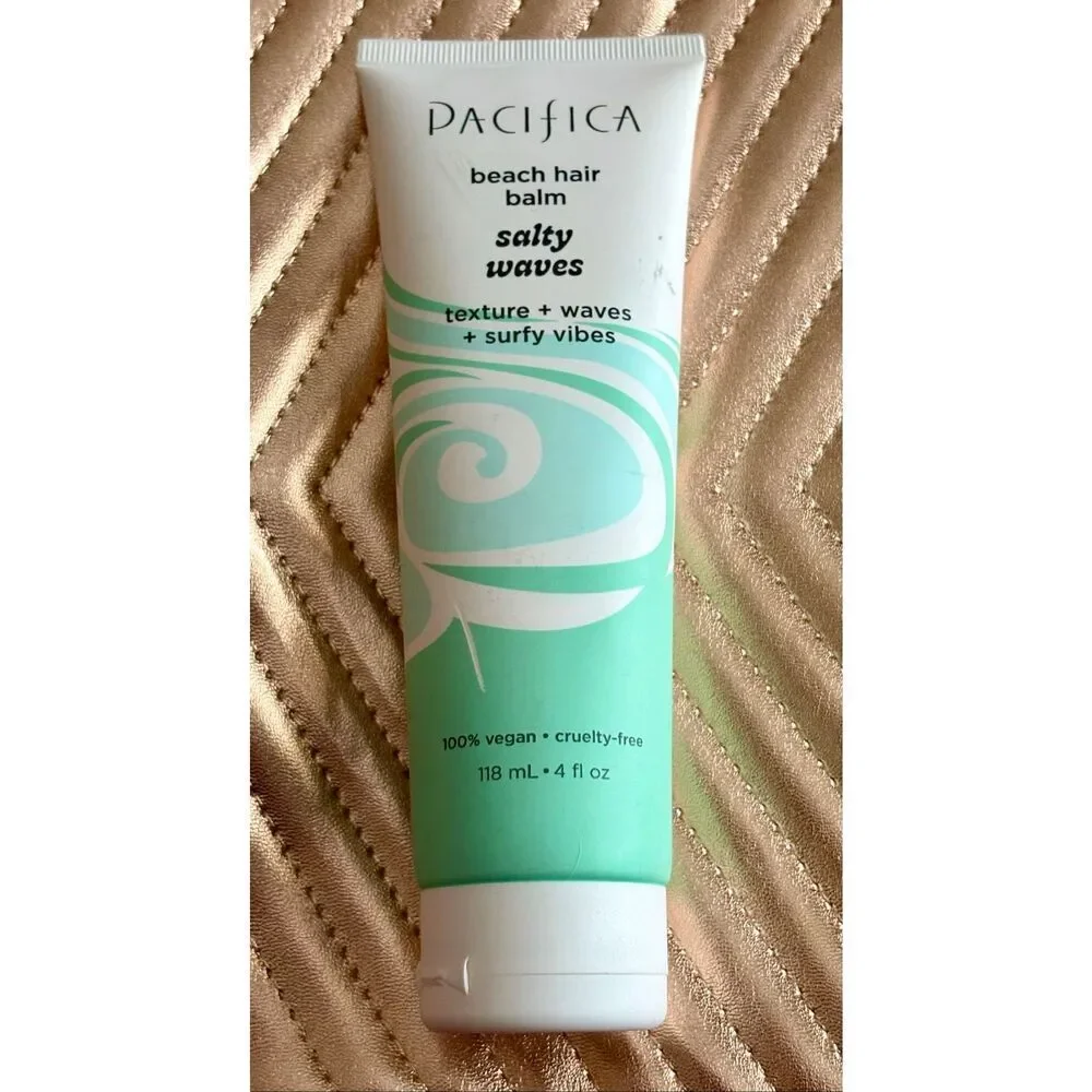 PACIFICA -Salty Waves Beach Hair Balm/4 fl oz/Create Textured Surfer-Style Waves